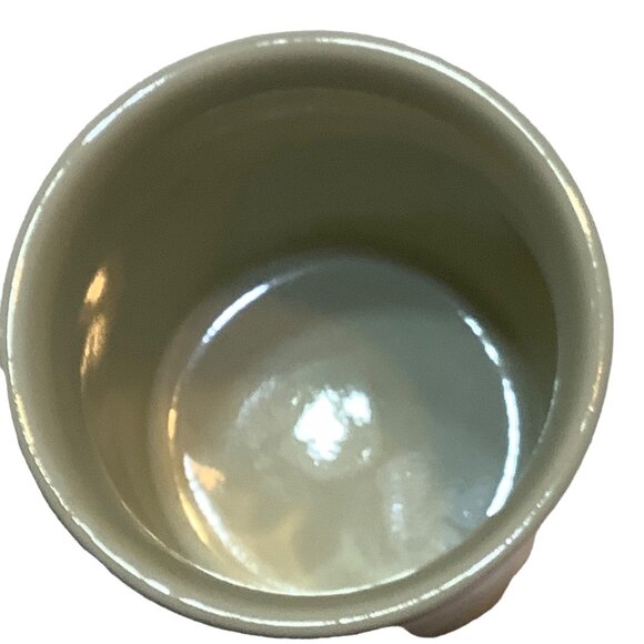 Vtg Otagiri Japan Tabby Kitty Cat Patchwork Quilt Flower Plant Tea Cup Mug 3.5 - Picture 4 of 6